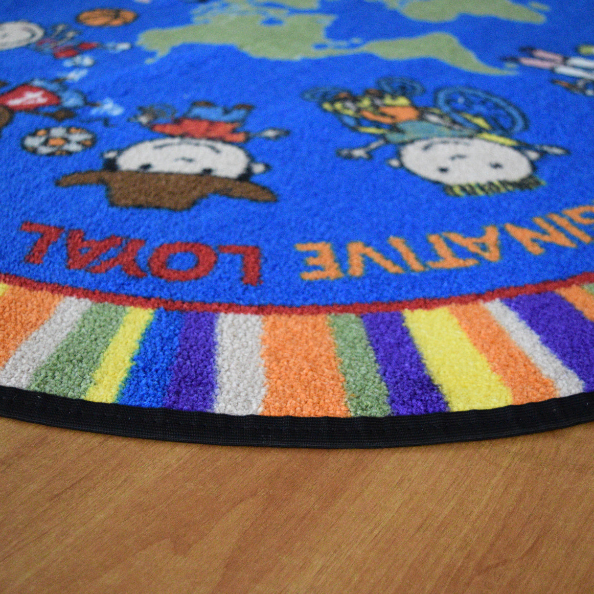 Our World of Virtue Classroom Rug - KidCarpet.com