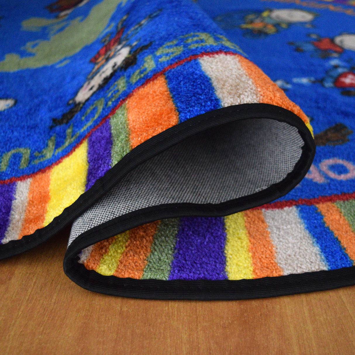 Our World of Virtue Classroom Rug - KidCarpet.com