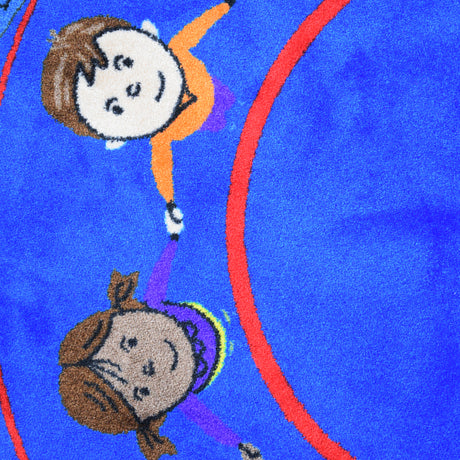 Hand in Hand Friendship Circle Rug - KidCarpet.com