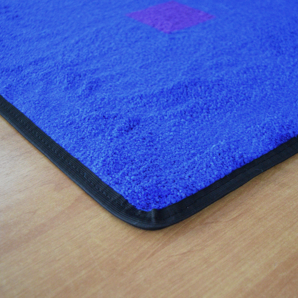 Seating Squares Multi on Blue Rug 24 - KidCarpet.com