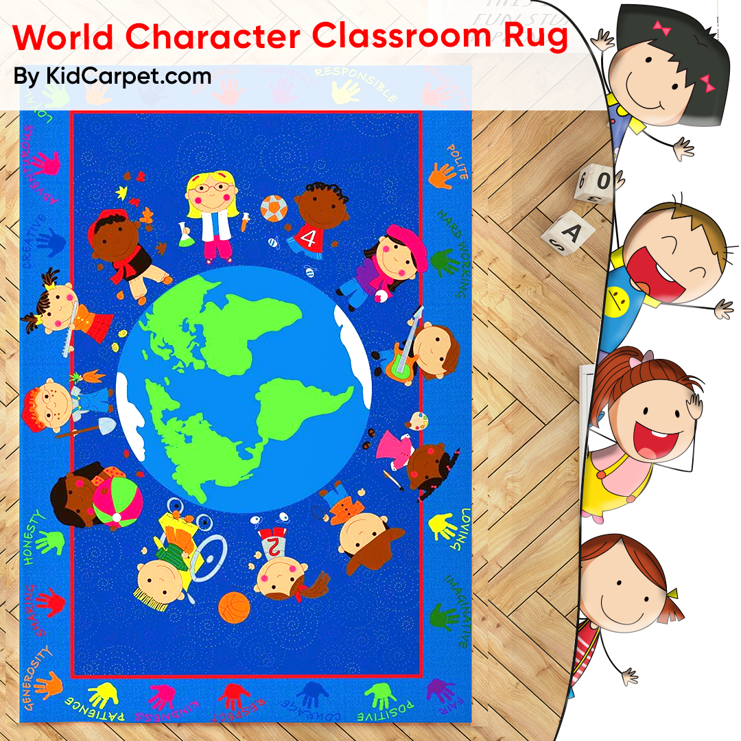World Character Classroom Rugs