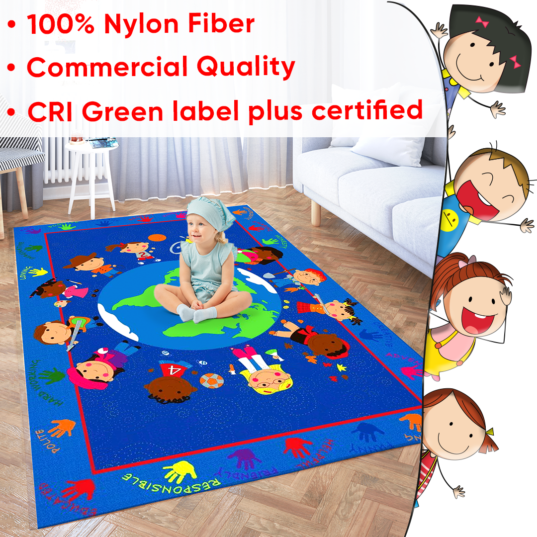 World Character Classroom Rugs