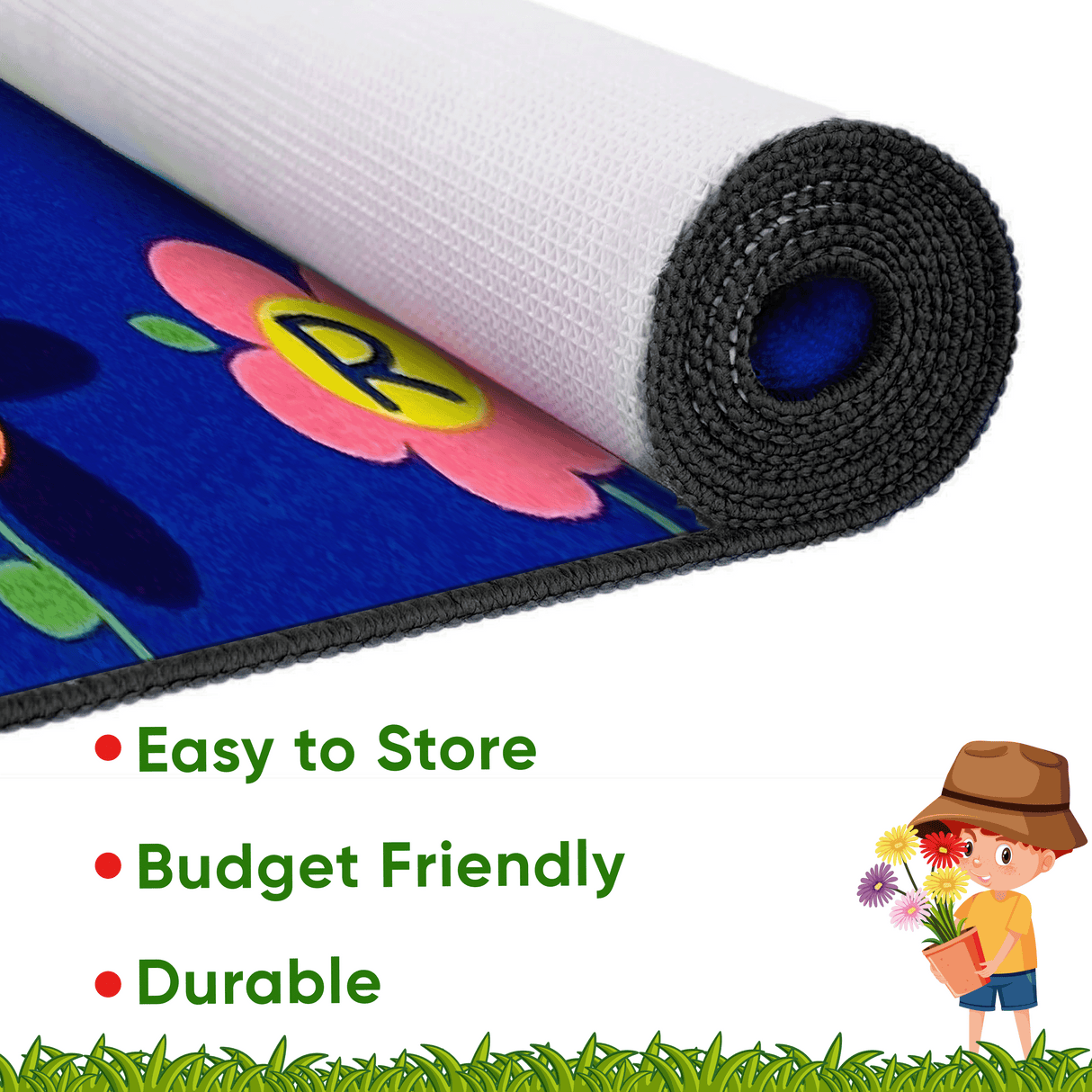 Alphabet Garden School Rug - KidCarpet.com