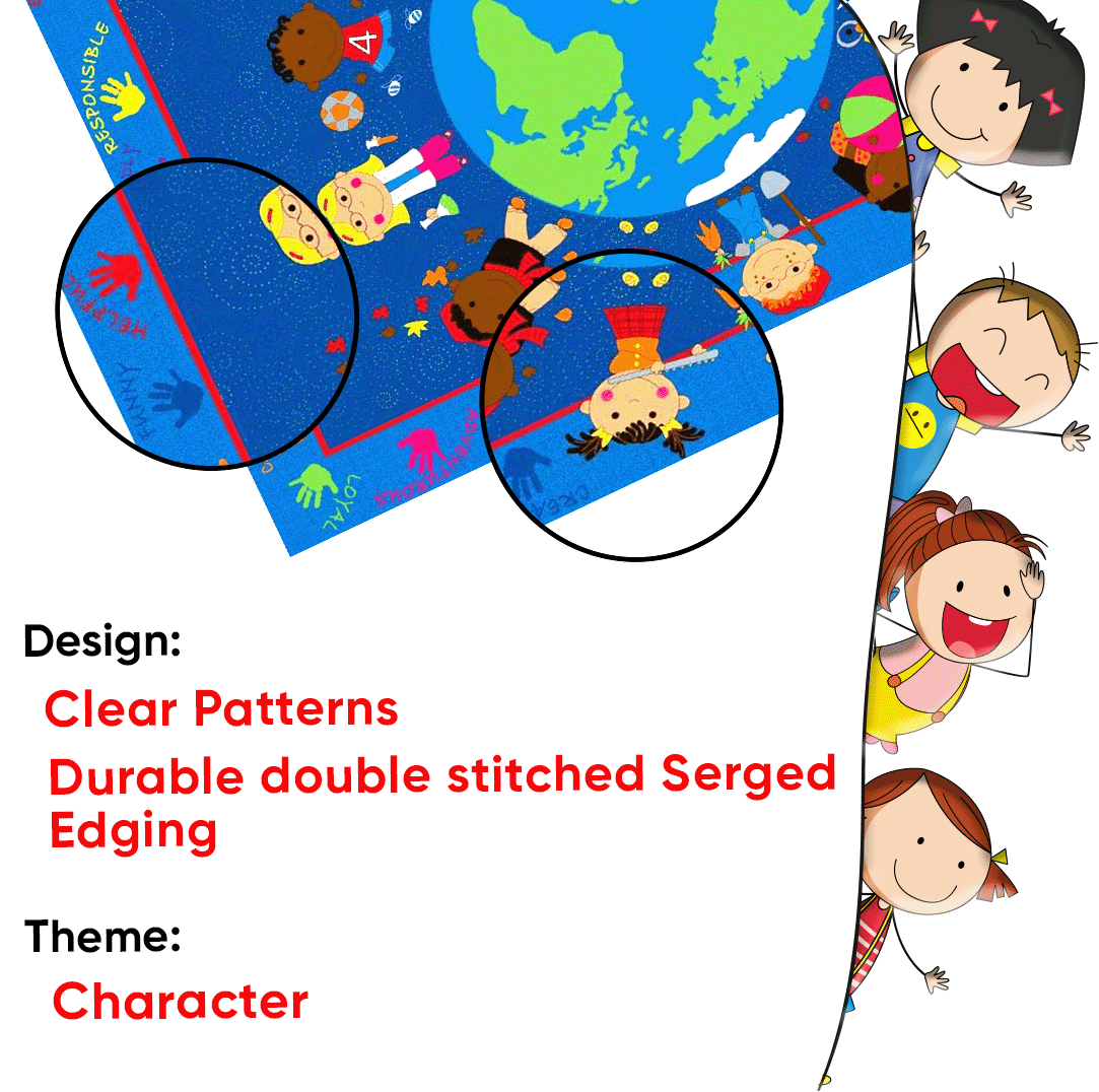 World Character Classroom Rugs