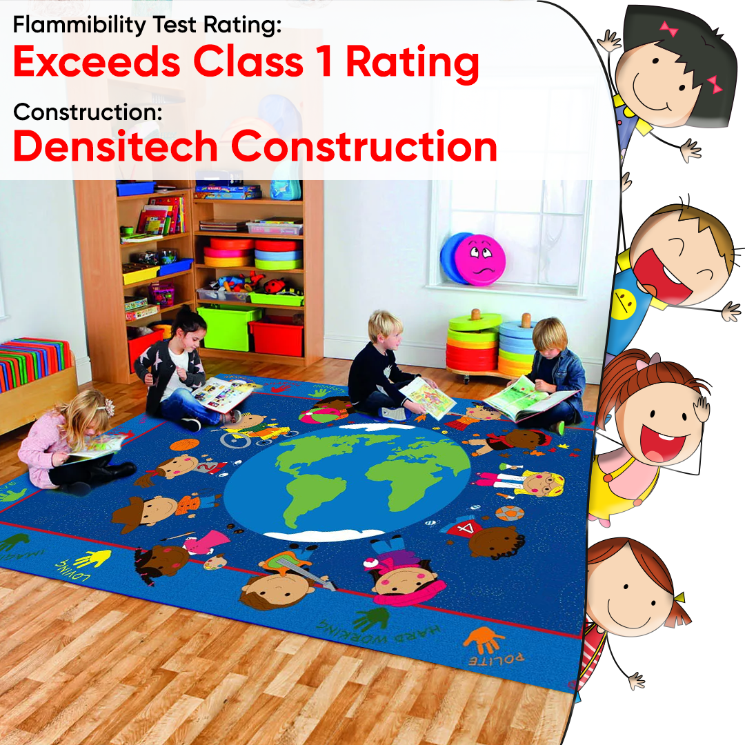 World Character Classroom Rugs