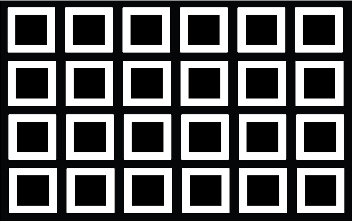 *TEST PRINT* Black and White Squares Classroom Seating Rug 24 - KidCarpet.com