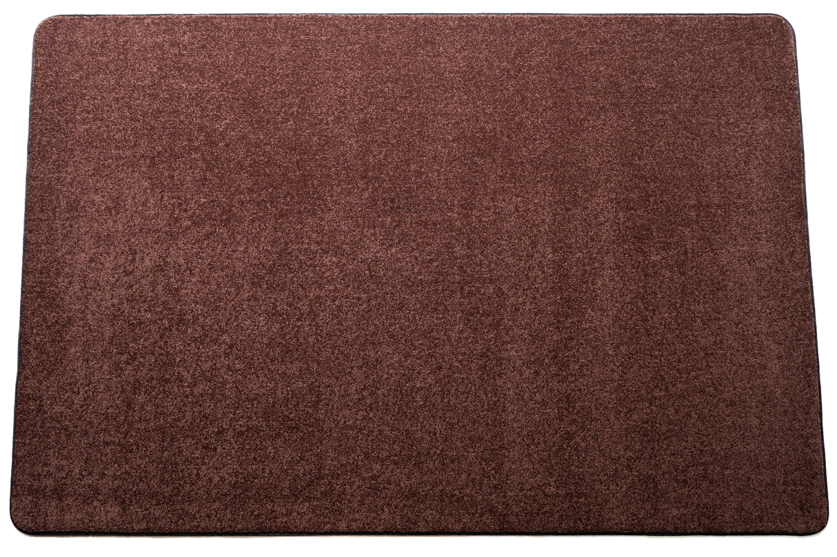 Solid Color Dark Brown - KidCarpet.com