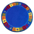 Colors Alphabet Circle Learning Rug - KidCarpet.com