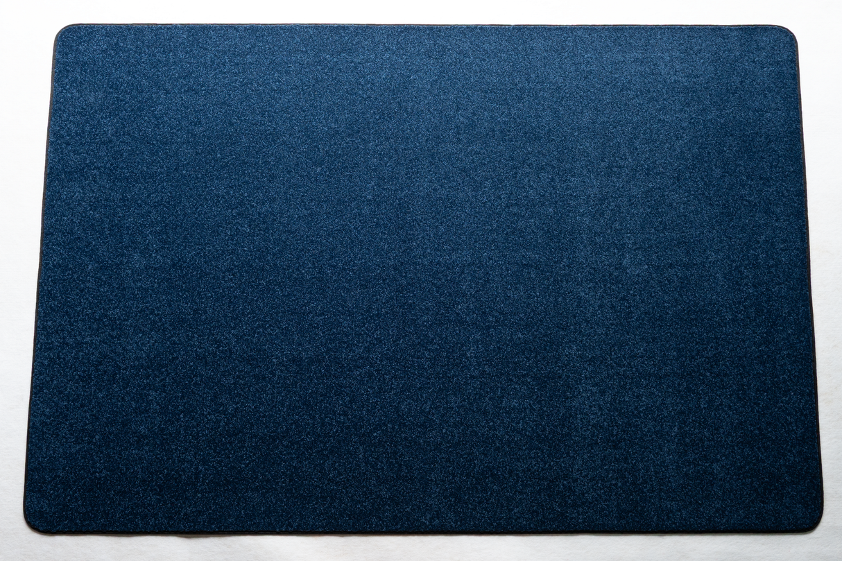Solid Color Deep Denim Blue - KidCarpet.com