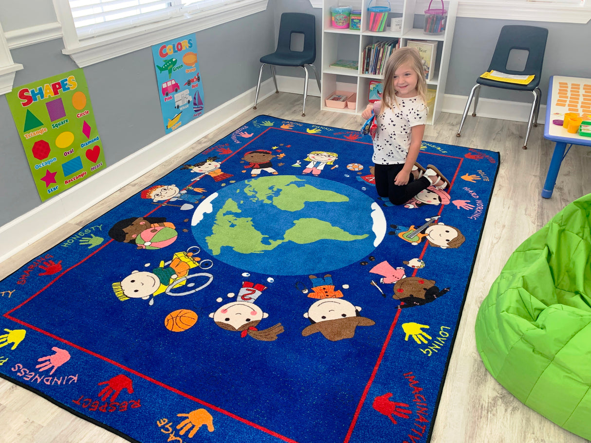 World Character Classroom Rugs