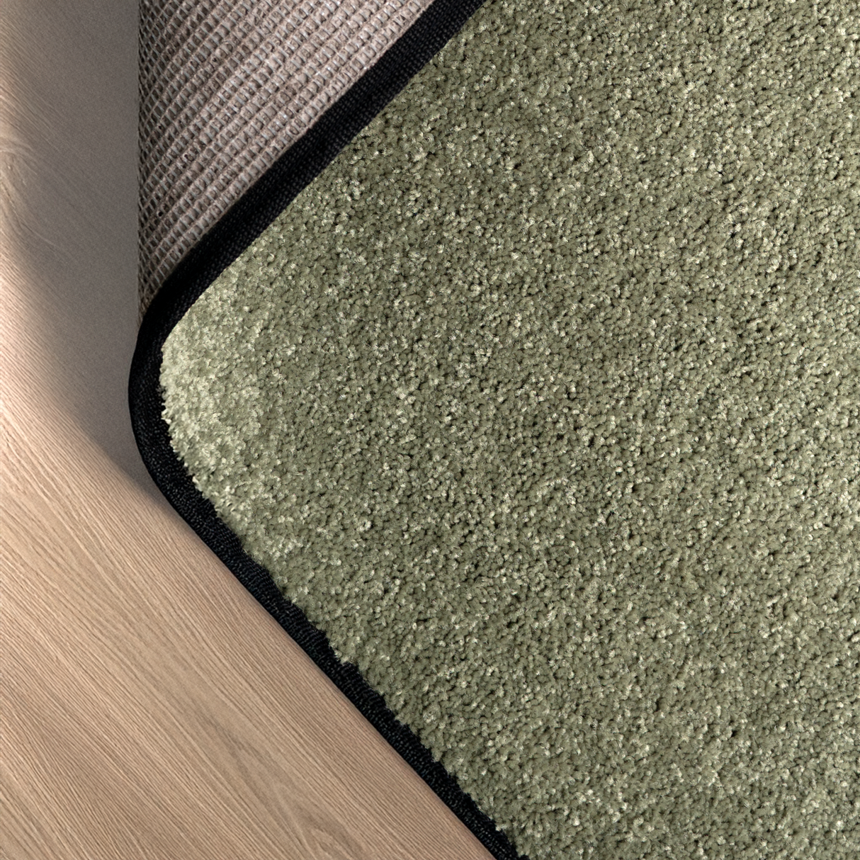 Solid Color Mossy Green - KidCarpet.com