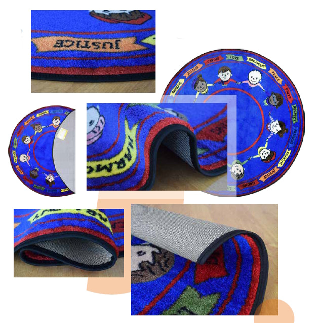 *TEST PRINT* Hand in Hand Friendship Circle Rug