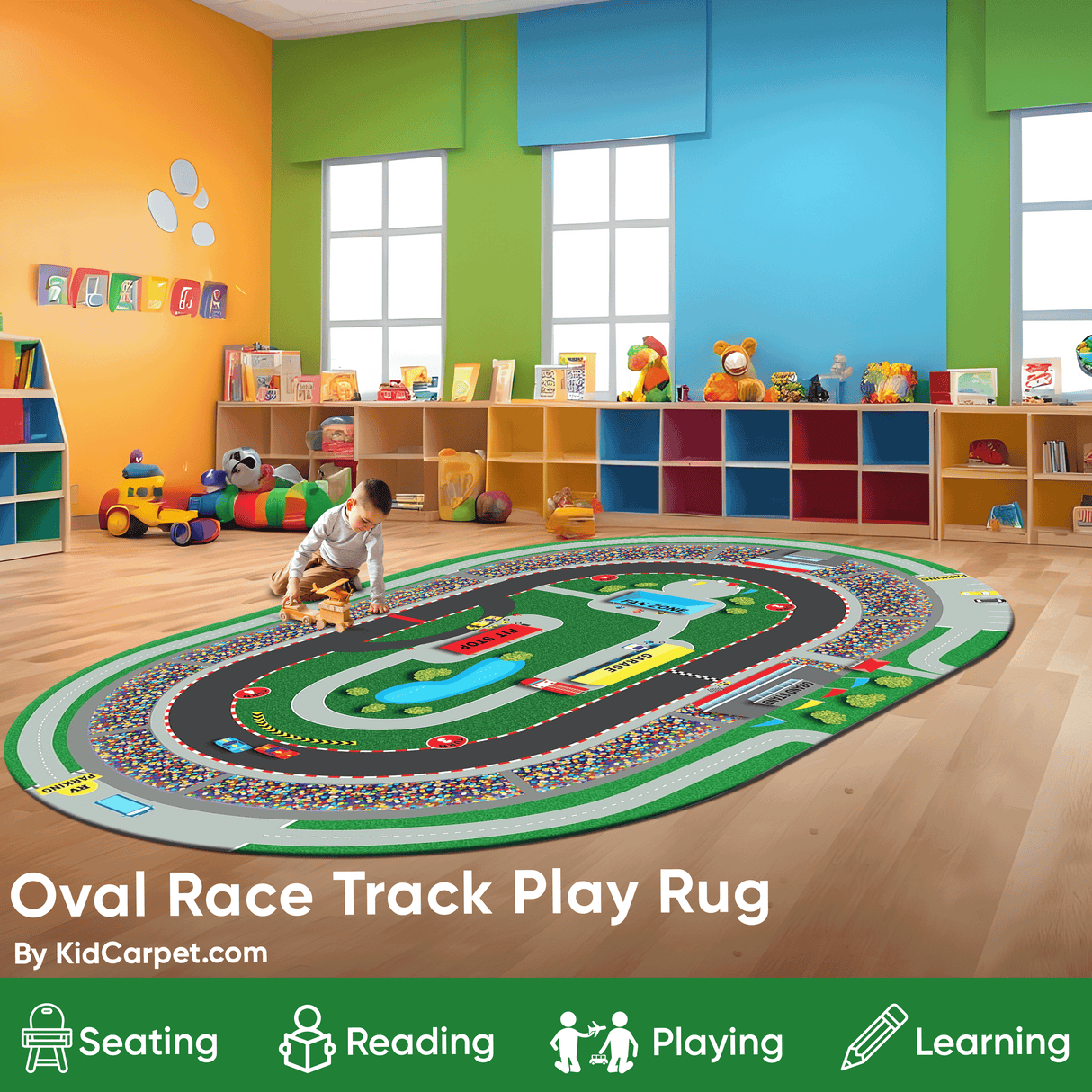 Race Car Rug