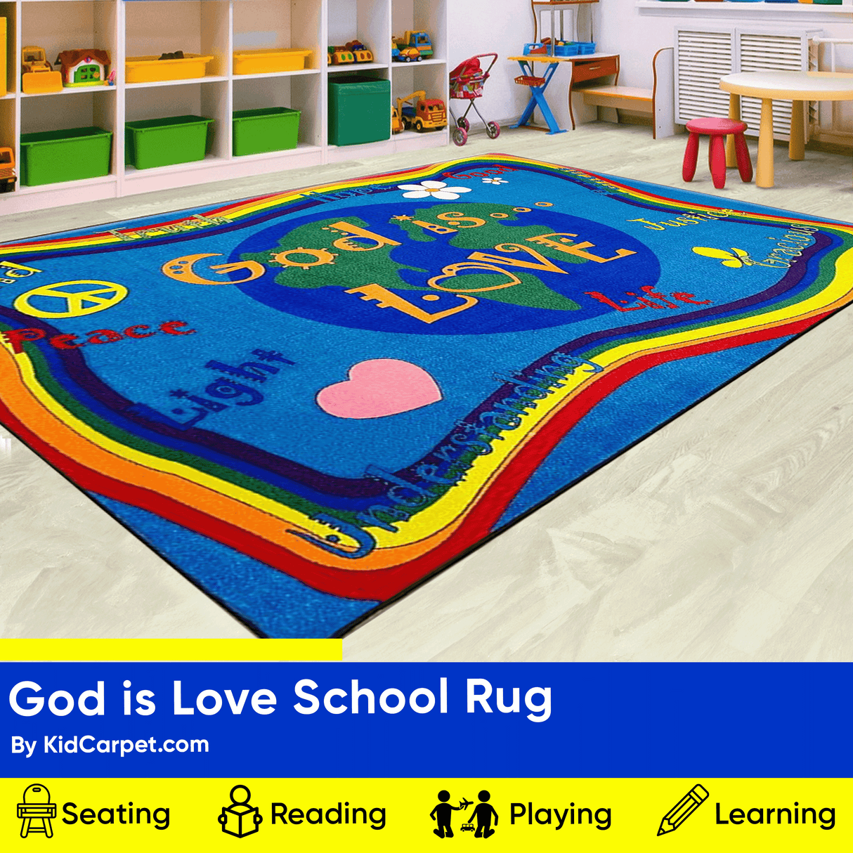 God is Love Rug