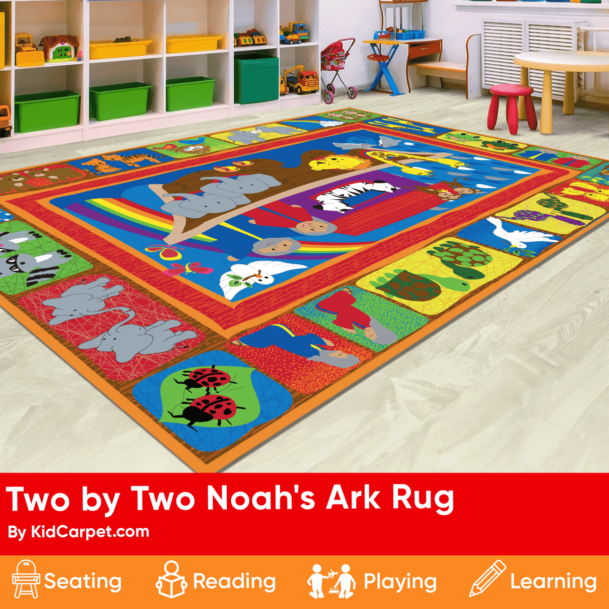 Two by Two Noah’s Ark Rug