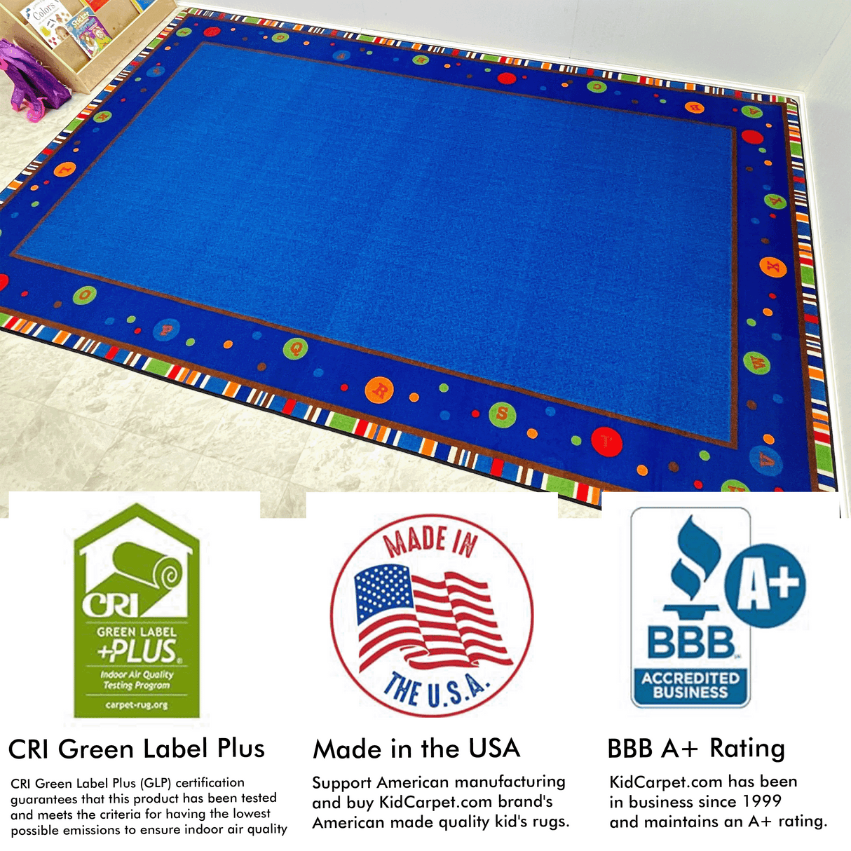 ABC Dots School Rug