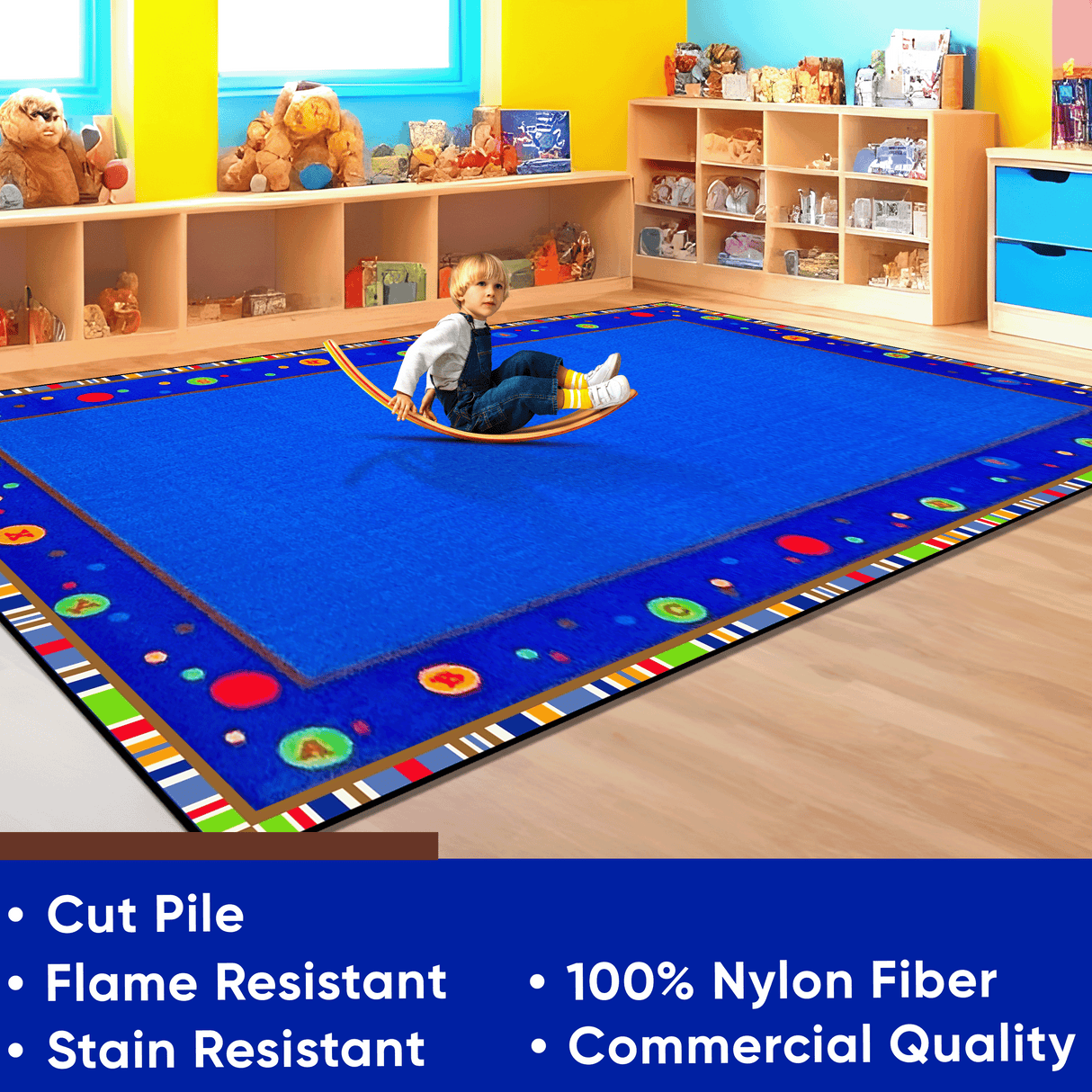 ABC Dots School Rug