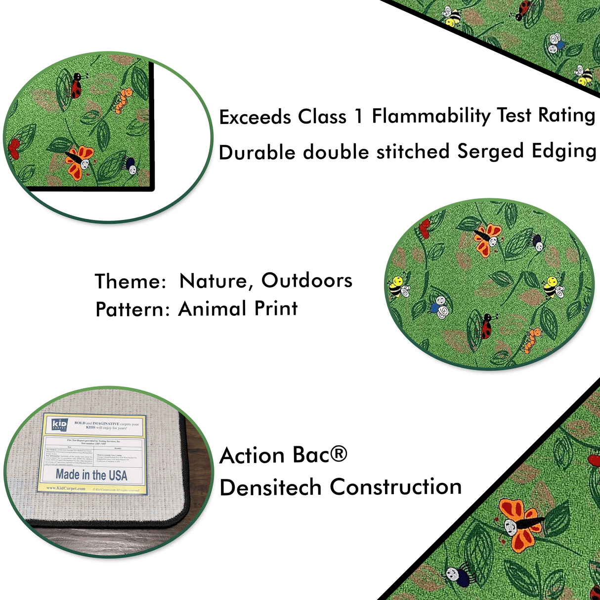 Buzzy Bugs Kids Rug