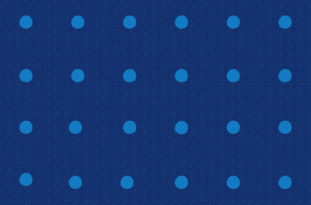 On the Spot Classroom Seating Rug Blue on Blue