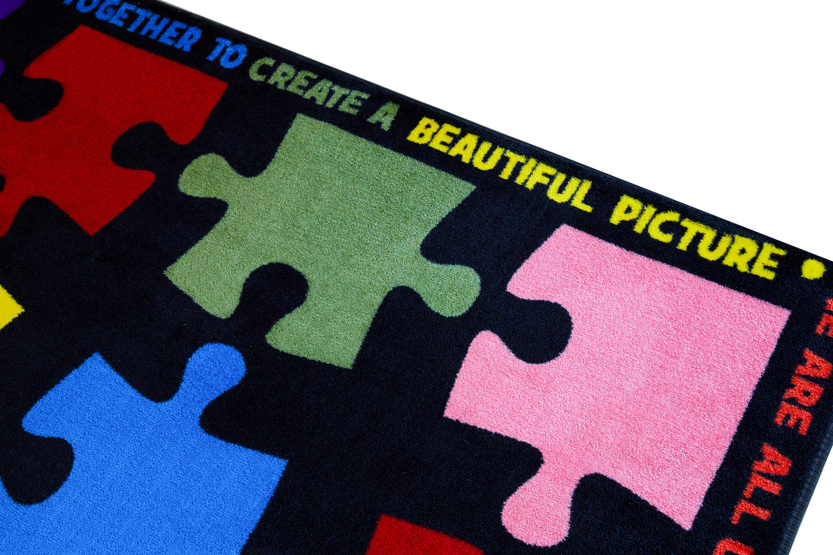 Pieces of the Puzzle Classroom Seating Rug 24 - KidCarpet.com
