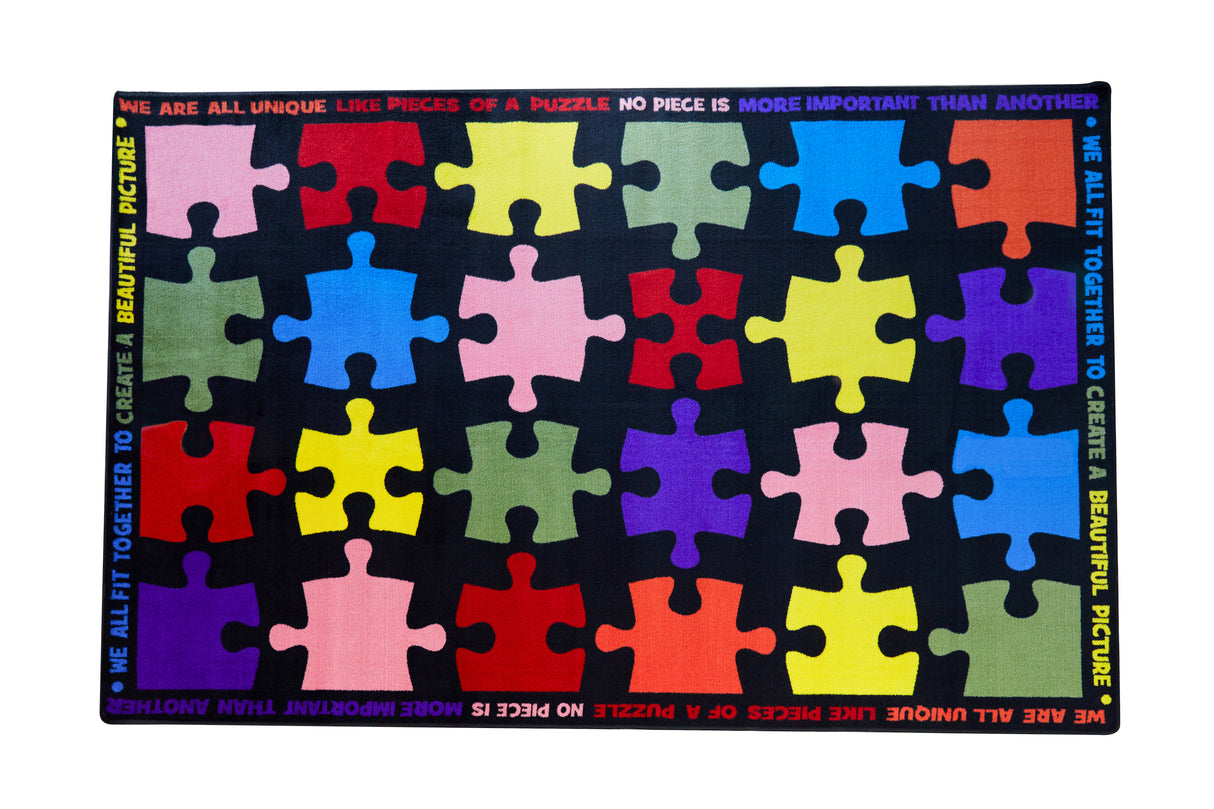 Pieces of the Puzzle Classroom Seating Rug 24 - KidCarpet.com