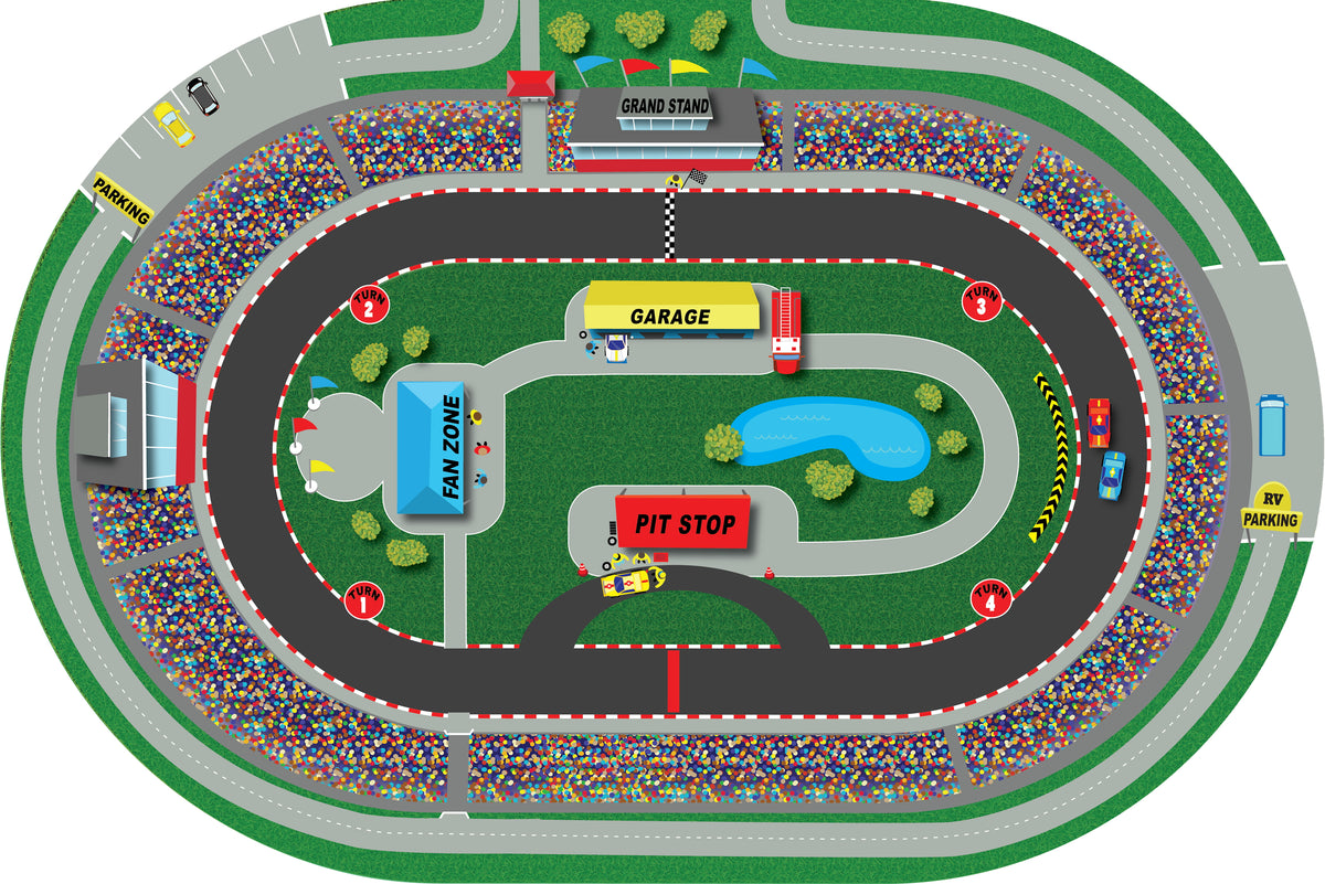 Race Car Rug