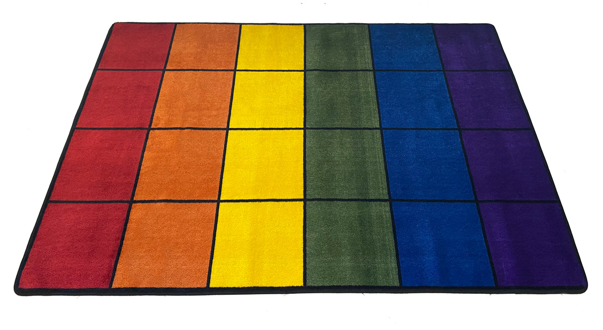 Rainbow Blocks Seating Rug 24 - KidCarpet.com