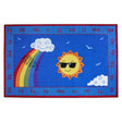 Shine Bright Learning Rainbow Rug - KidCarpet.com