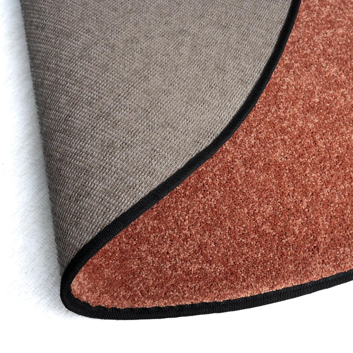 Solid Color Rusty Orange - KidCarpet.com