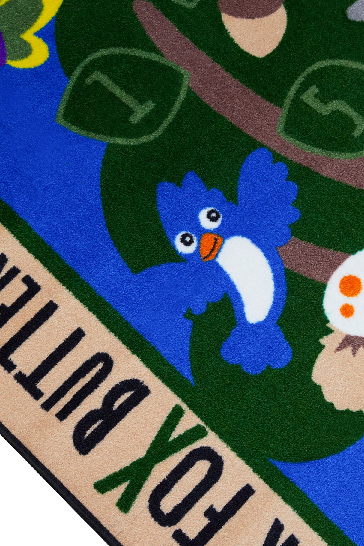 Forest Alphabet Learning Rug