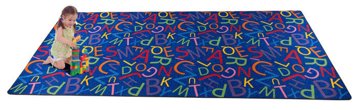 Colorful Letters Alphabet Carpet for Kids Wall to Wall - KidCarpet.com
