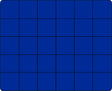 Blocks Seating Rug BLUE With 30 Squares - KidCarpet.com