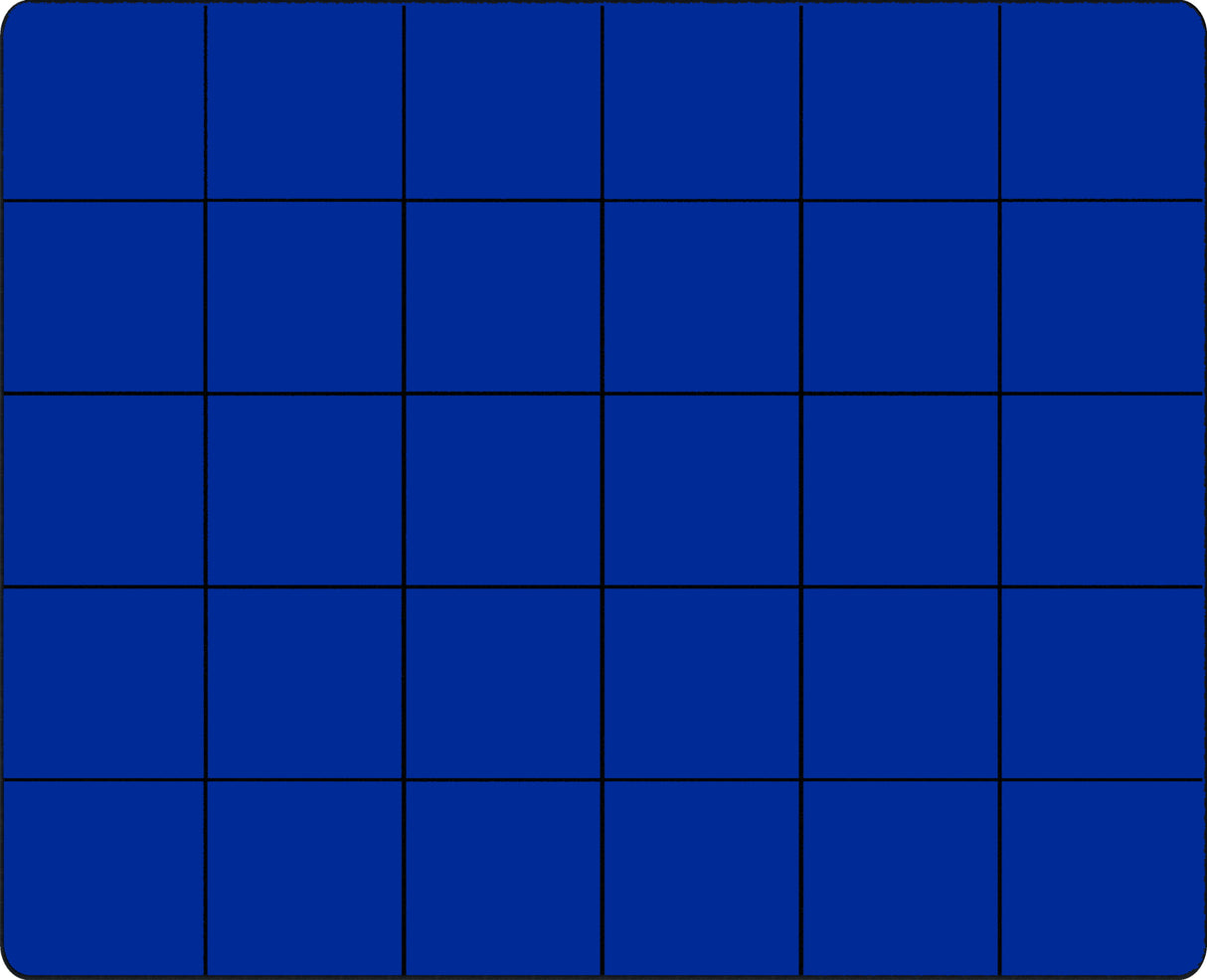 Blocks Seating Rug BLUE With 30 Squares - KidCarpet.com