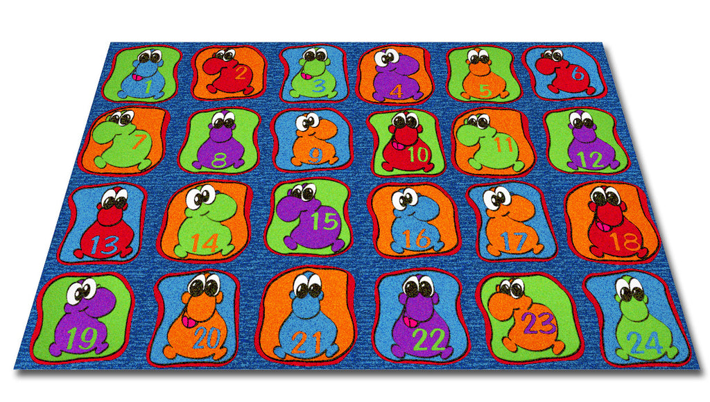 Cute Little Creatures Classroom Seating Rug