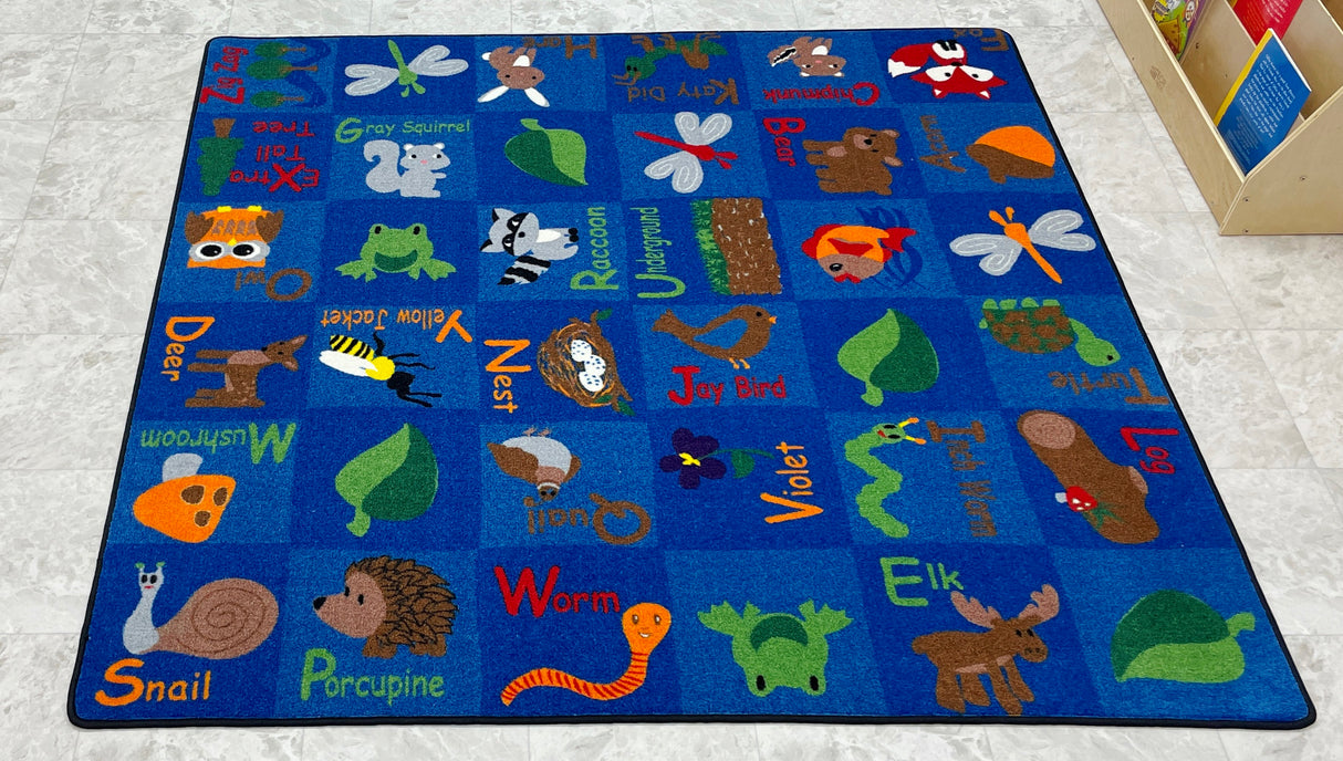 Animals In The Forest Children's Rug