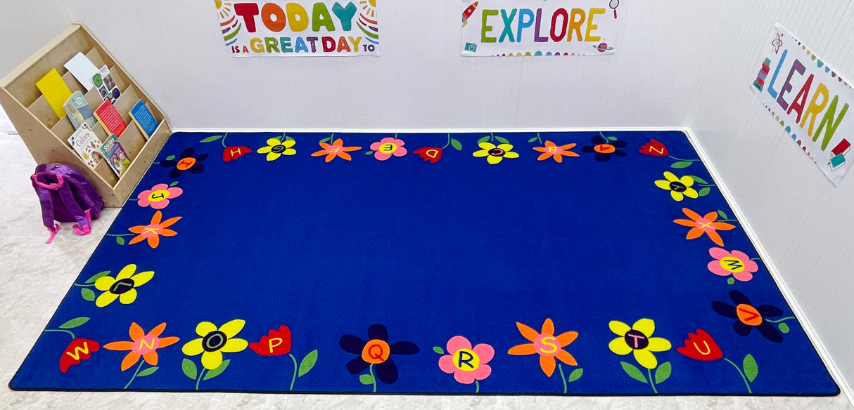 Alphabet Garden School Rug - KidCarpet.com
