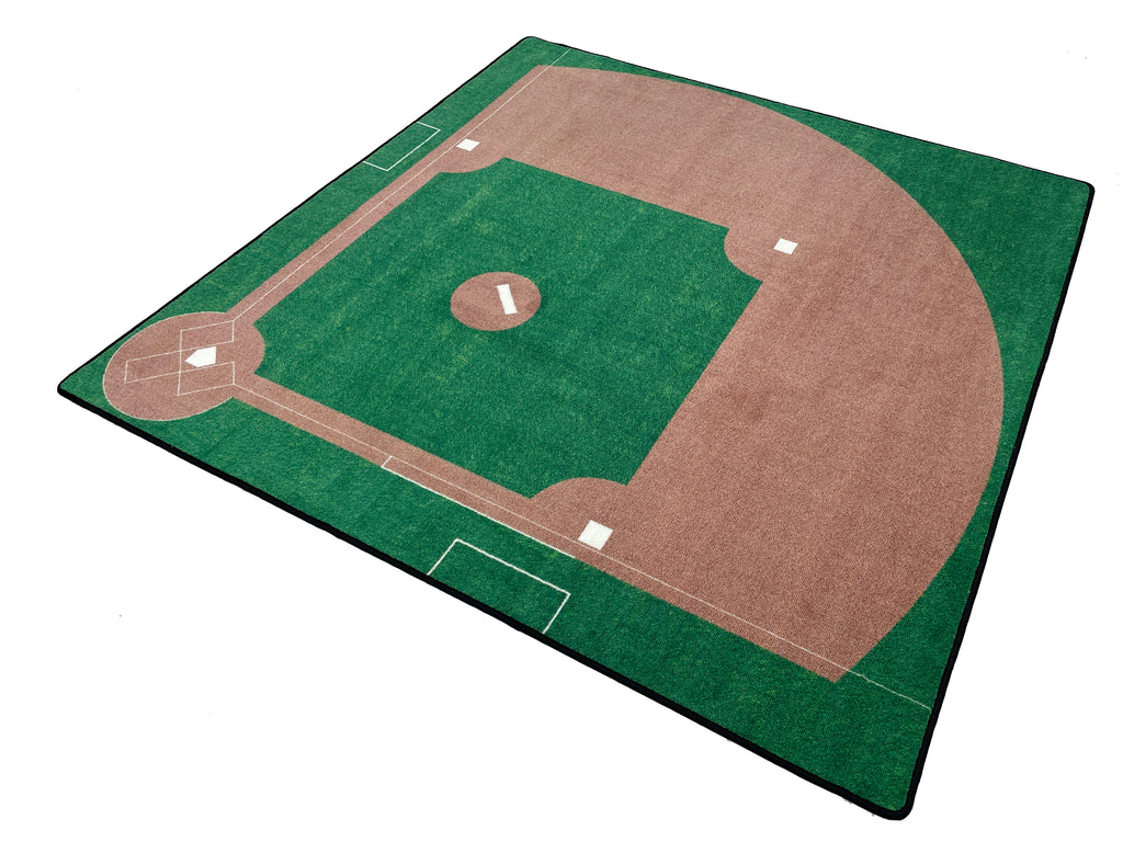 Baseball Field Rug
