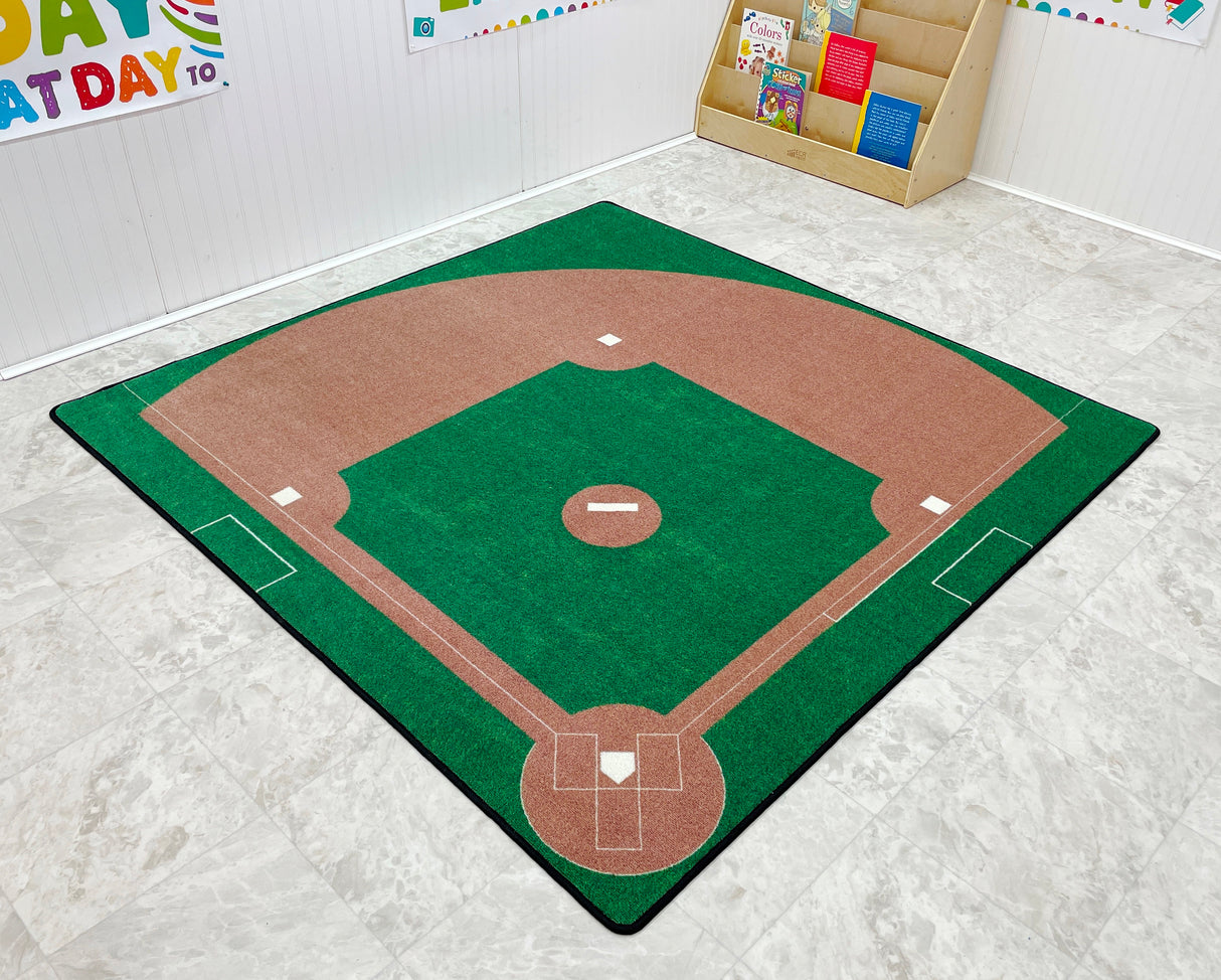 Baseball Field Rug