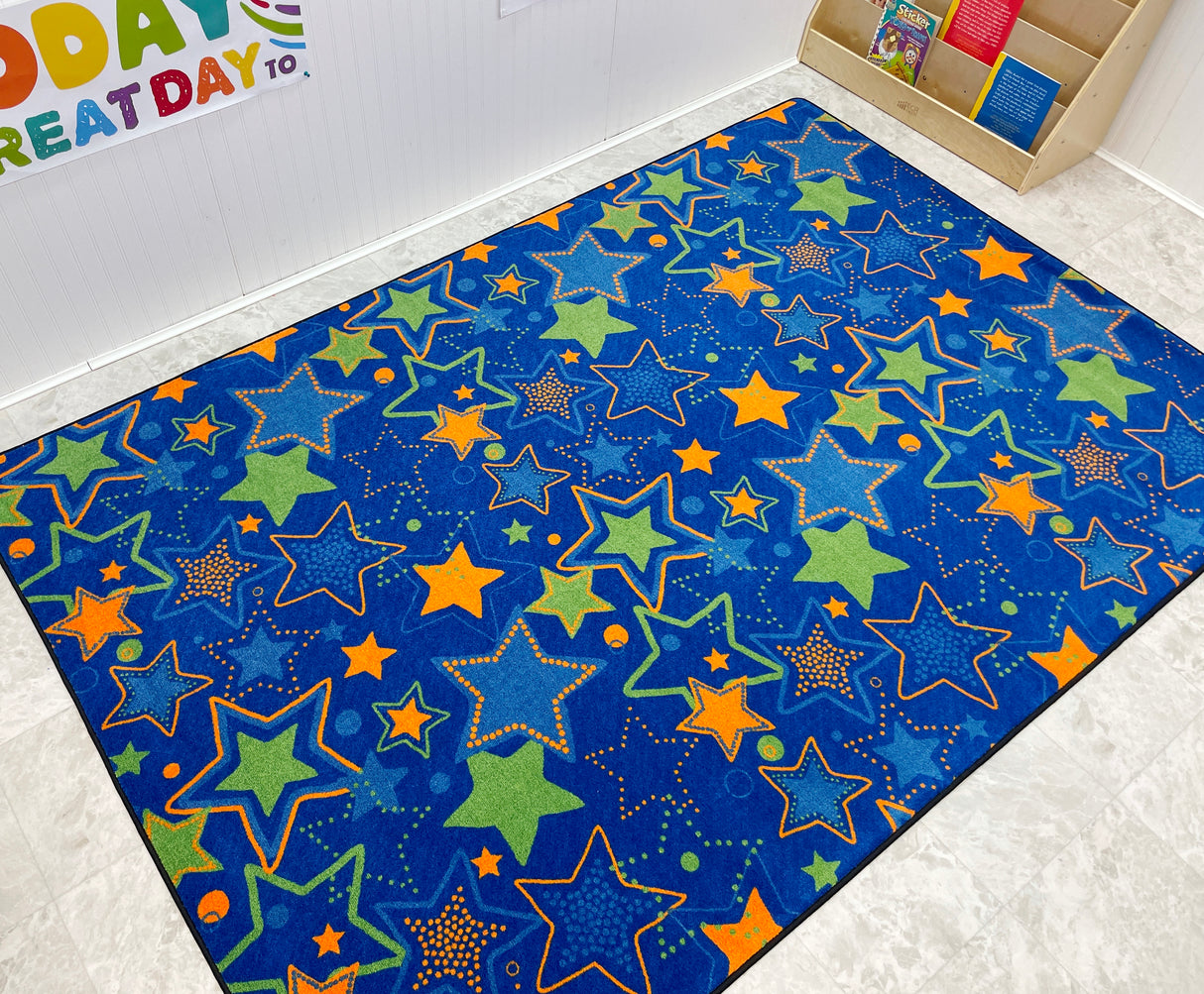 Seating Stars Children's Wall to Wall Carpet - KidCarpet.com
