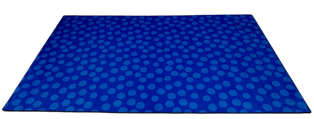 Spots Abound Childrens Rug Blue on Blue - KidCarpet.com