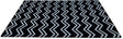 Chevron Kids Rug Black and Grey - KidCarpet.com