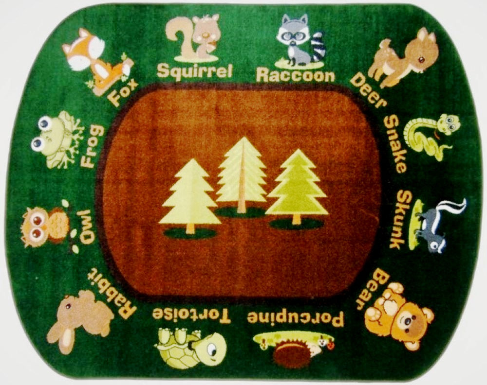 Baby Forest Daycare Rug - KidCarpet.com