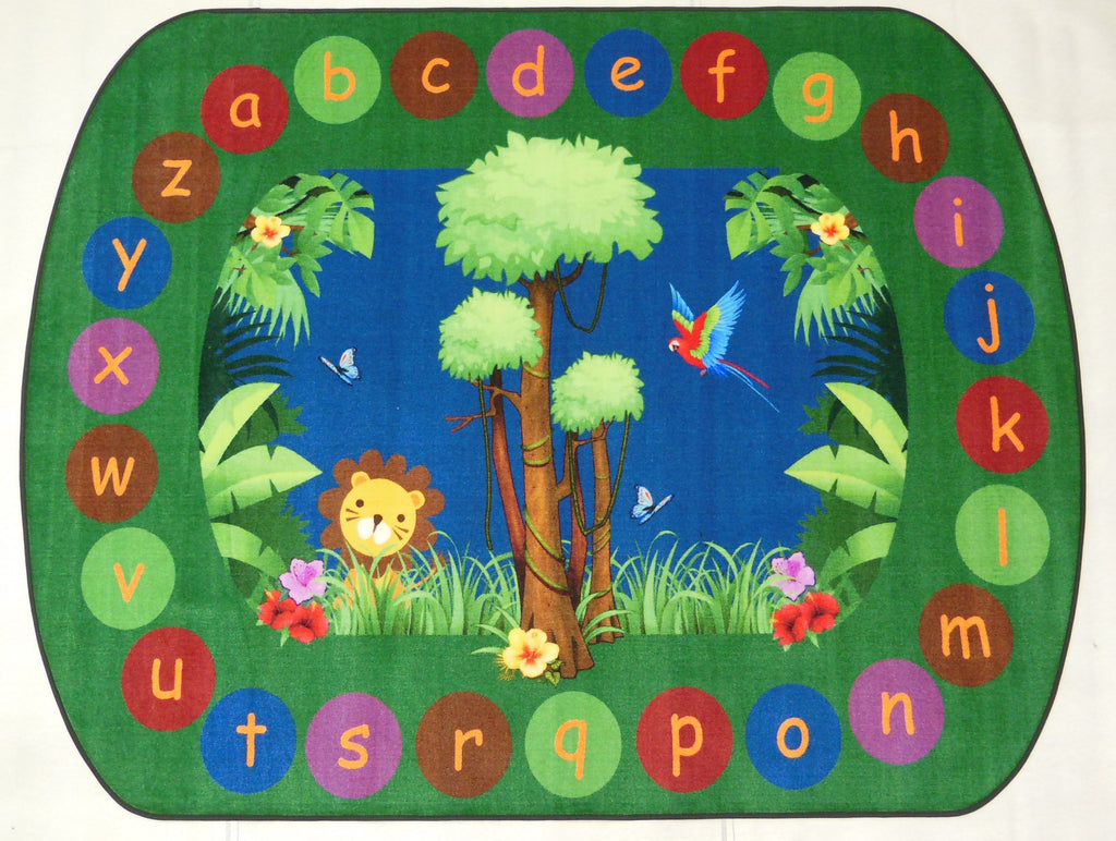 Wild About Learning Day Care Rug - KidCarpet.com