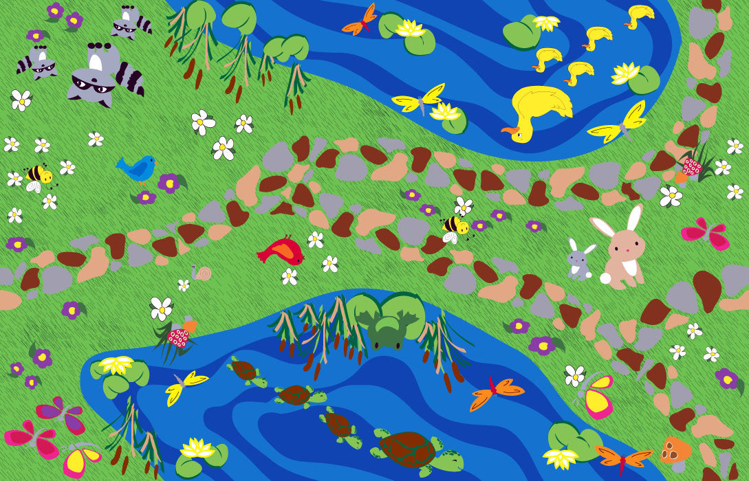 Stepping Stones Wall to Wall Carpet - KidCarpet.com