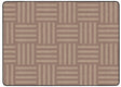 Tone on Tone Almond Hashtag Rug - KidCarpet.com