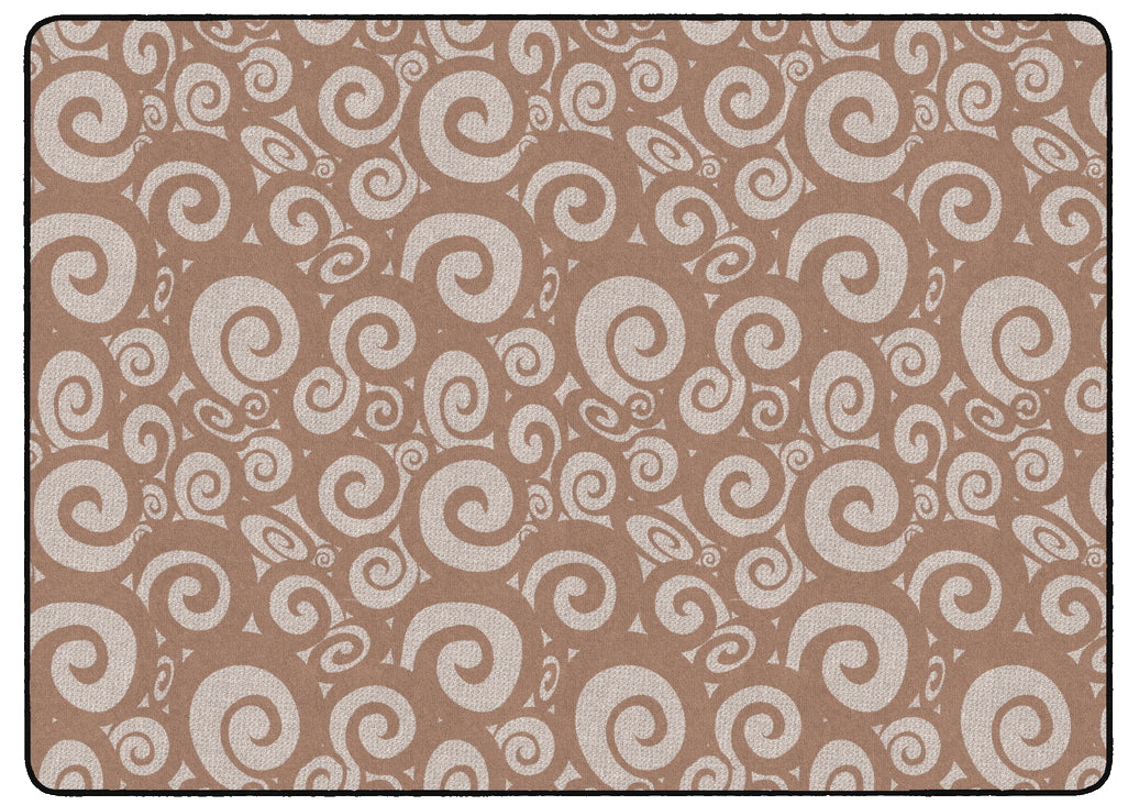 Tone on Tone Almond Swirl Rug - KidCarpet.com