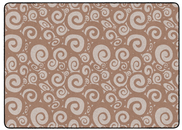 Tone on Tone Almond Swirl Rug - KidCarpet.com