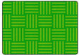 Tone on Tone Green Hashtag Rug - KidCarpet.com