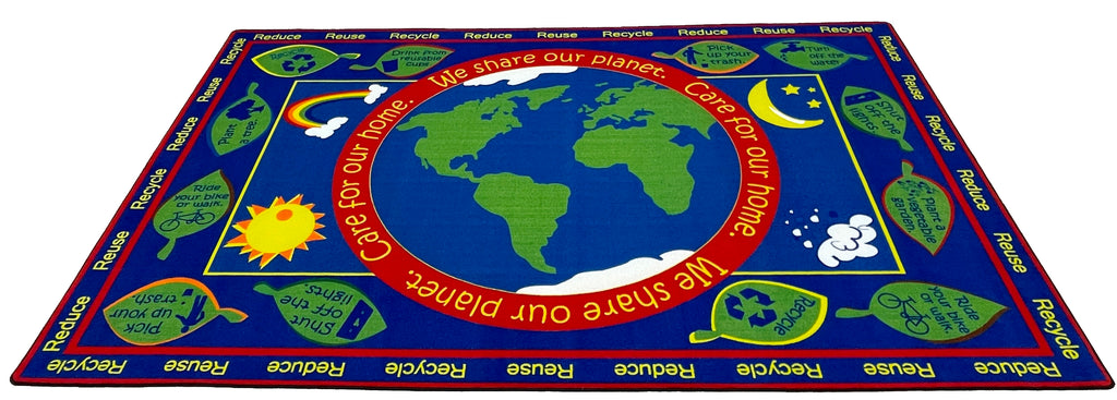 Earth Educational World Rug
