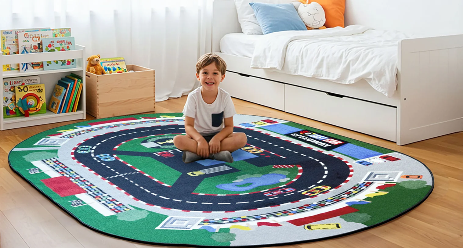 A Parent’s No-Nonsense Guide to Buying Area Rugs for Children